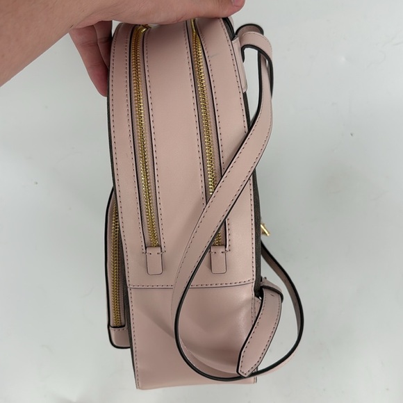 Michael Kors Jaycee Medium Logo Backpack in Powder Blush NWT - Picture 11 of 12